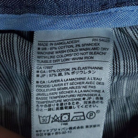 Banana Republic Pants Mens 35x27 Khaki Mason Chino Straight Fit Casual Fall 18 - Picture 4 of 16